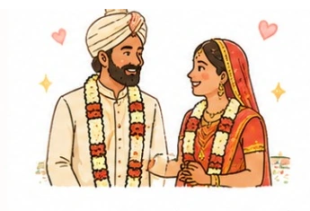 インドで出会い、結婚