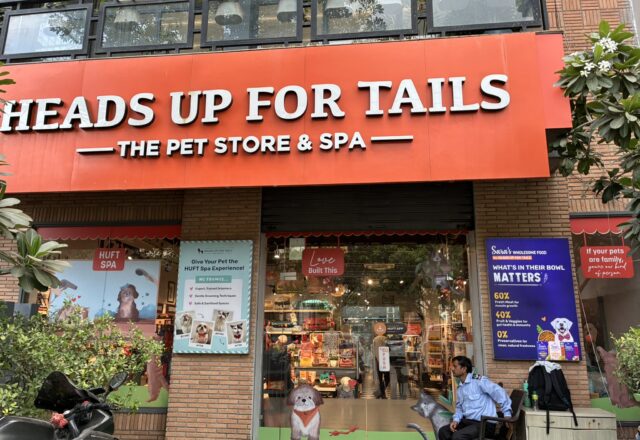 Heads Up For Tails(HUFT)インドのペット用品店&ペットスパ